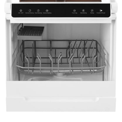 Compact Dishwasher, 18.11in Width with 4-6 Place Settings, 5 Wash Modes and Disinfection Function, Ideal for Apartments and RVs