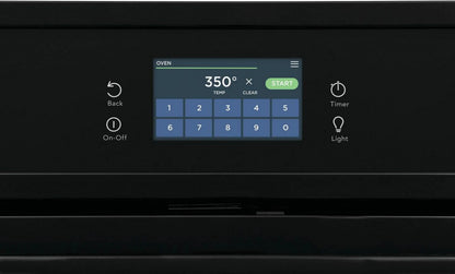 Frigidaire FCWS2727AB 27 inch Black Single Electric Wall Oven with Fan Convection