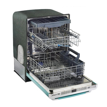 Unique Appliances Classic Retro 24" Built-in Dishwasher with Stainless Steel Tub and LED Lighting