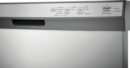 Frigidaire FDPC4314AS 24" Dishwasher, Front Control, Stainless Steel