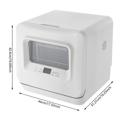 785W Portable Dishwasher, Leak-Proof, Air Dry, IPX1 Waterproof, 3-in-1 Mini Dishwasher with Water Tank for Kitchen