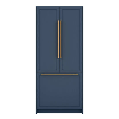 36 In. Panel Ready French Door Refrigerator With Ice maker, water dispenser, Frost Free . 19.6 total cubic feet