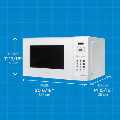 Danby 1.1 cu. ft. Countertop Microwave in White (DBMW1121BWW)