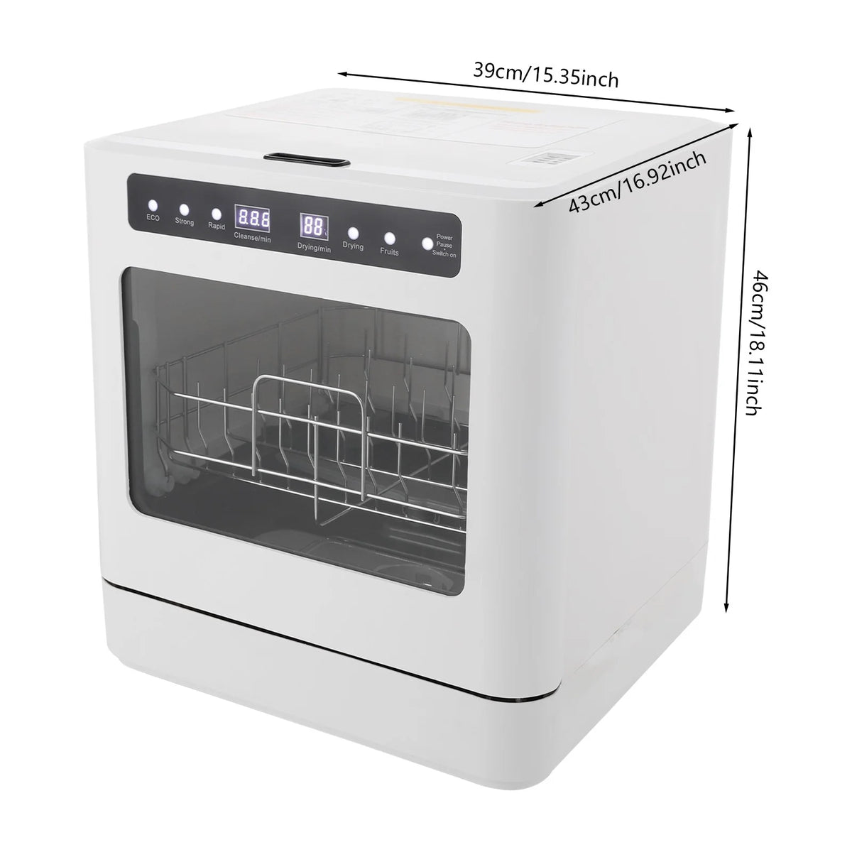Portable Mini Dishwasher, Countertop Dishwasher, Household Mini Dishwasher