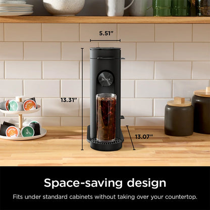 Ninja Single-Serve Pods & Grounds Hot and Iced Coffee Brewer with Rapid Cold Brew