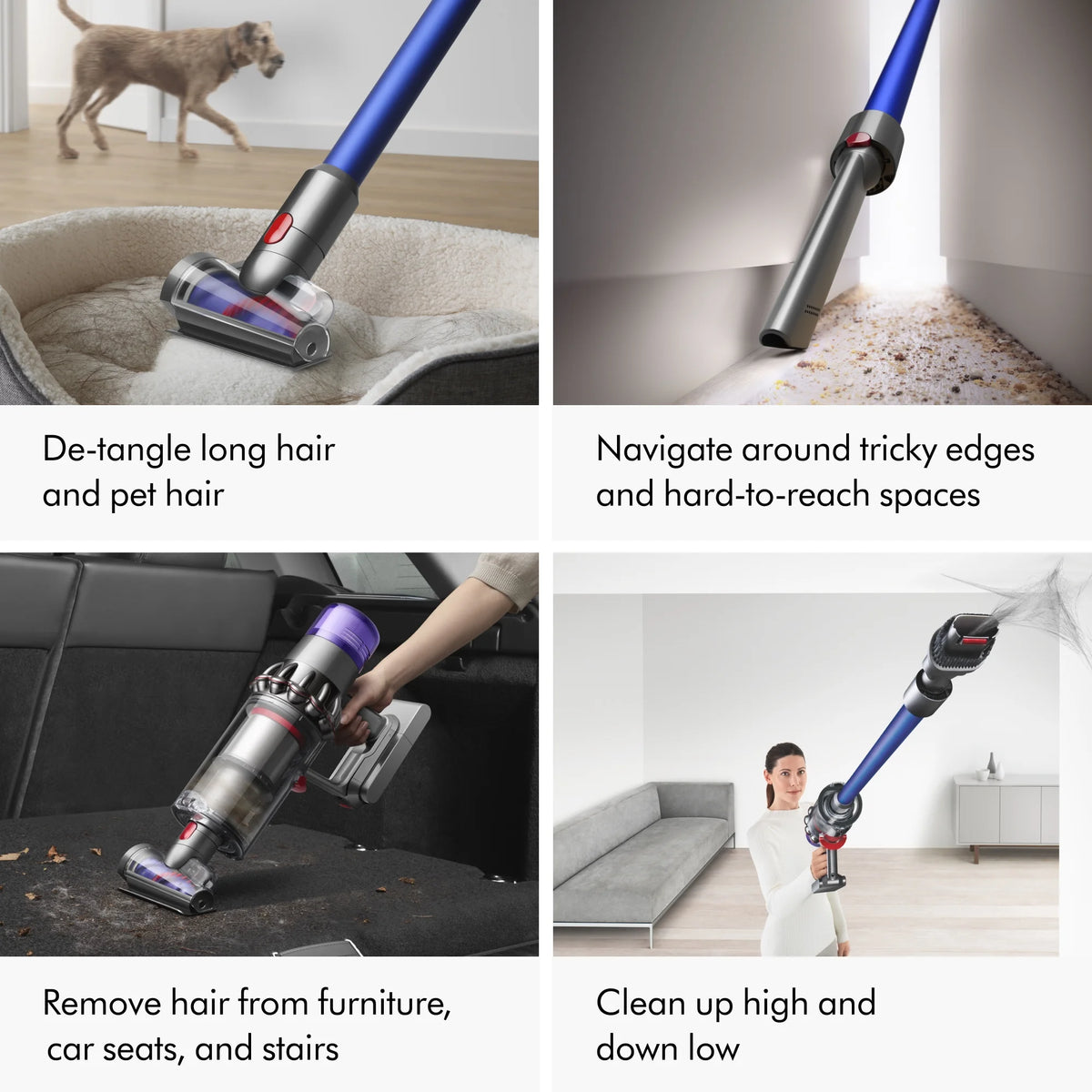 Restored Premium Dyson V11 Cordless Vacuum Cleaner | Iron/Blue (Refurbished)