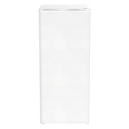 Auseo 7 Cu. ft. Upright Freezer with 4 fixed grid shelves, Space Saving, Adjustable Temperature Controls, Garage Ready deep Freezer, Manual Defrost, White