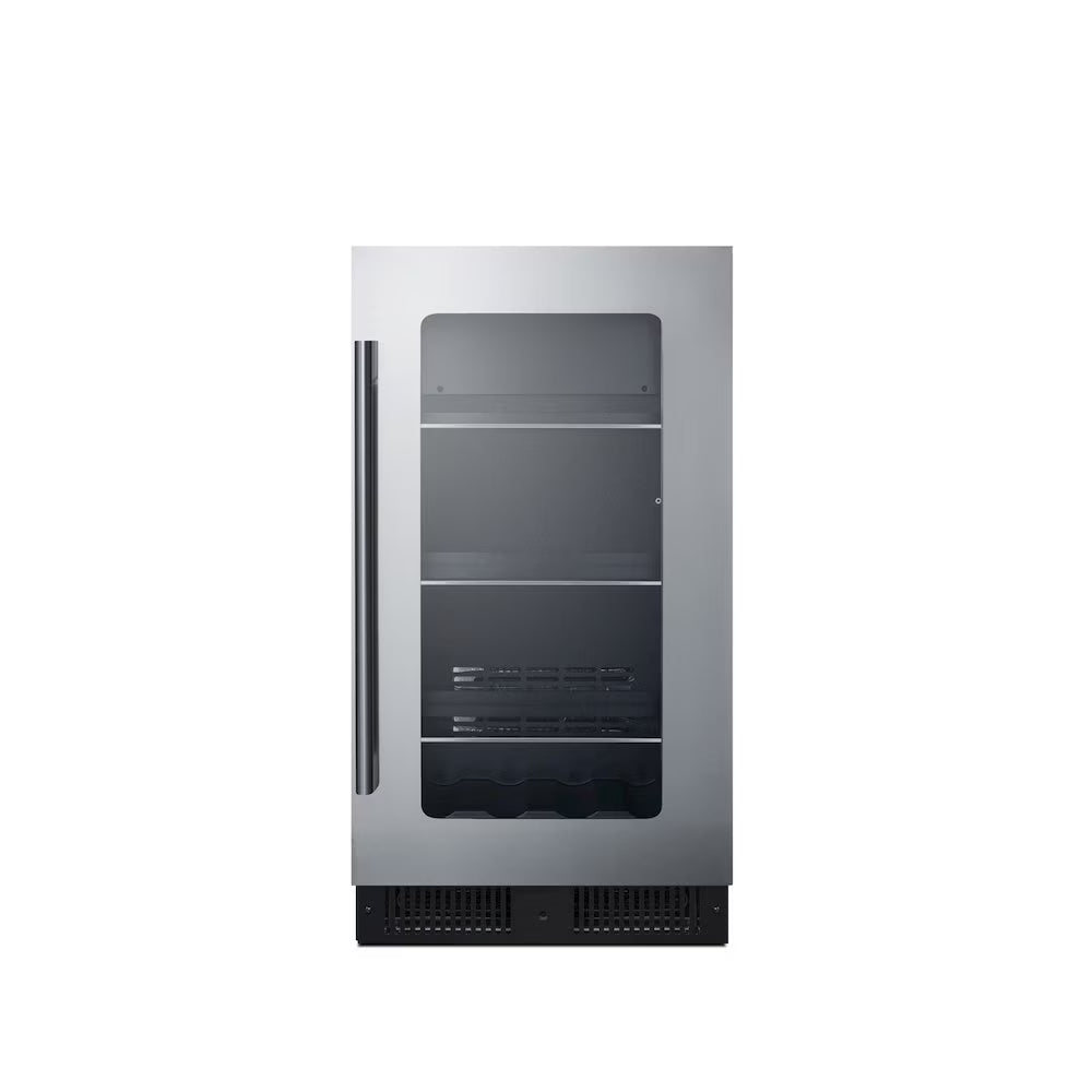 Summit Cl181wbv 18 Inches Wide 2.9 Cu. Ft. Built-In Or Free Standing Wine And Beverage Cooler -