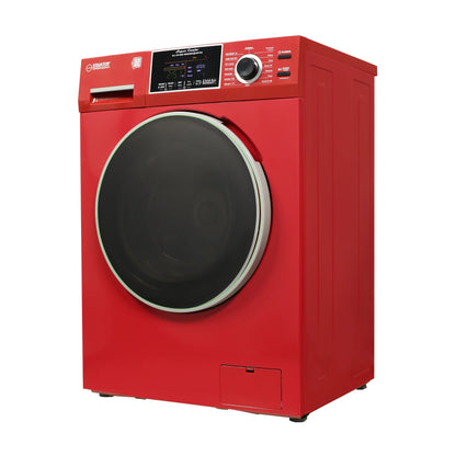 Equator All-in-One Washer Dryer VENTLESS/VENTED PET cycle 1.62cf/15lbs 110V in Merlot