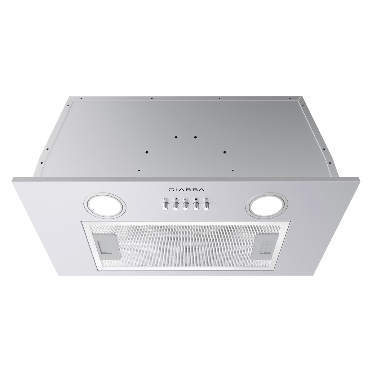 CIARRA Insert Range Hood 20 inch 450 CFM with Push Button Control Stainless Steel CAS913E52