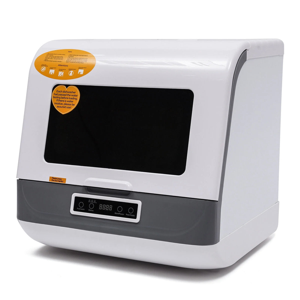 Mini Countertop Dishwasher Apartment Camper Compact Dishwasher 3 Programs 1200W