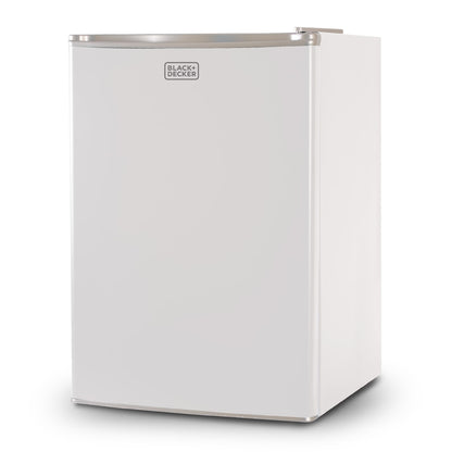 BLACK+DECKER 2.5 Cubic Foot Energy Star Refrigerator with Freezer, Black