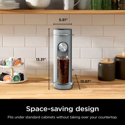 Ninja Single-Serve Pods & Grounds Hot and Iced Coffee Brewer with Rapid Cold Brew