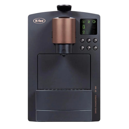 K-fee Grande 15-Bar, 1-Cup Black/Copper Espresso Machine