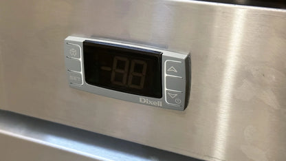54 in. with 42 Cu.ft. Auto Defrost Freezer, Commercial 2 Door Reach in Upright Freezer in Stainless Steel, NSF