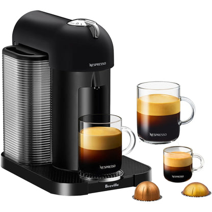 Breville Nespresso Vertuo Coffee & Espresso Single-Serve Machine in Matte Black