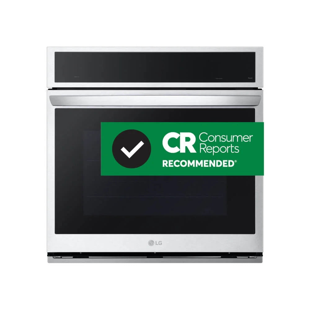 LG WSEP4727F 30 inch Stainless Built-In Electric Single Convection Wall Oven