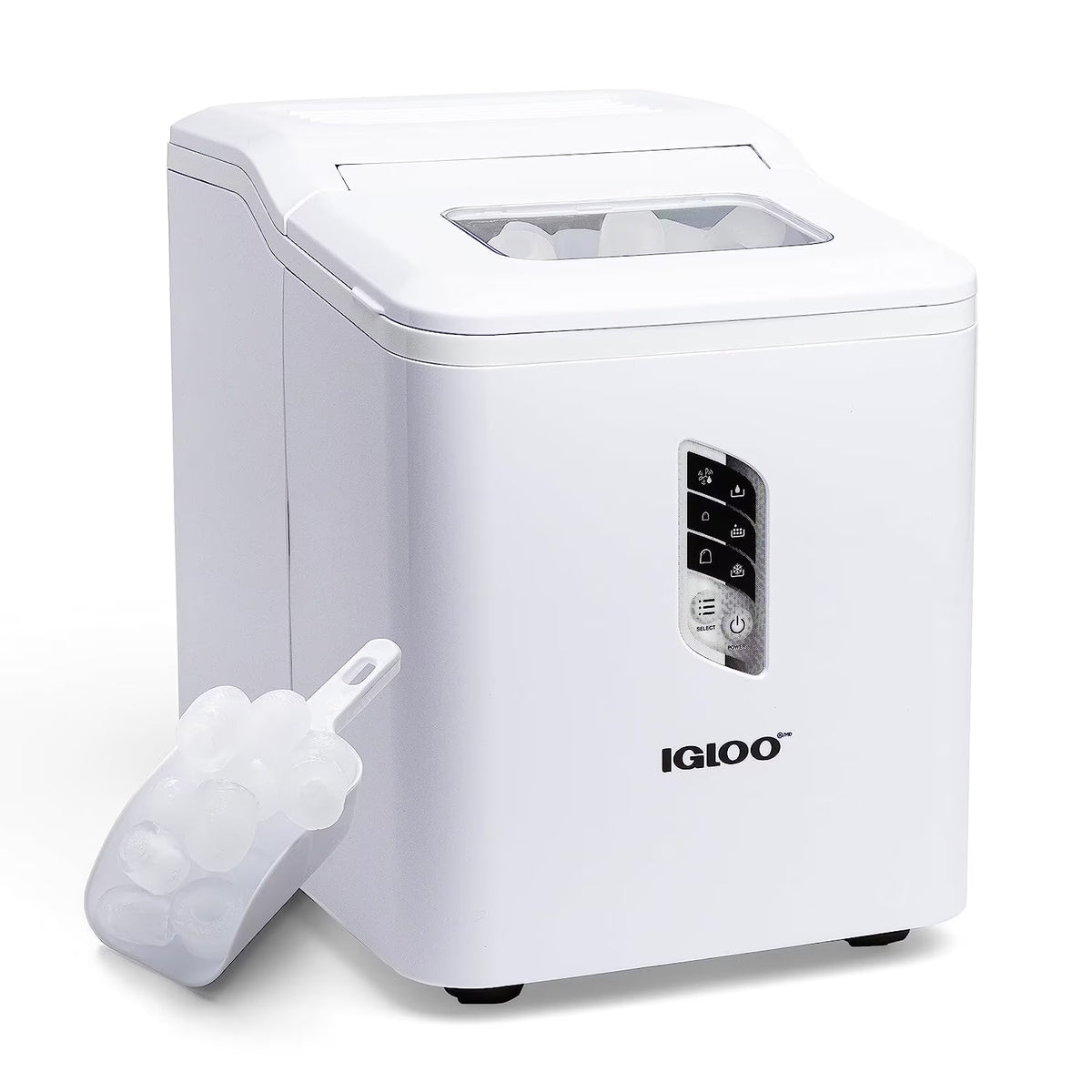Igloo 26lb. Capacity Portable Ice Maker ICEB26WH , White