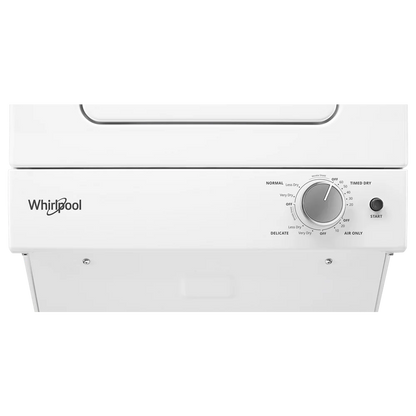 WHIRLPOOL WET4124HW combination washer electric dryer