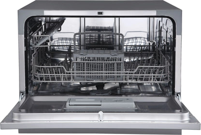 Edgestar Dwp63 21-5/8" Wide 6 Place Setting Countertop Dishwasher - Silver