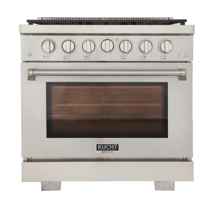 Professional 36-in Propane Gas Range in Stainless Steel with True Simmer Burners