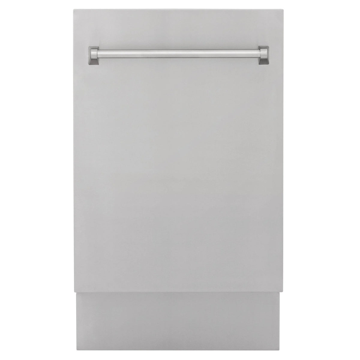 ZLINE 18" Tallac Series 3rd Rack Top Control Built-In Dishwasher in Unfinished Wood and Traditonal Handle, 51dBa