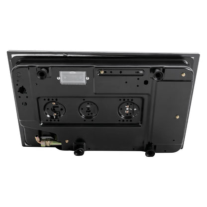 2 Burner Modern Gas Cooktop Gas Stove Top with 2 Burner Black 20.47*12.6 in