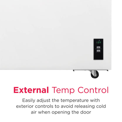 Frigidaire FFCL2042AW 19.8 Cu. Ft. Chest Freezer, Garage-Ready, White