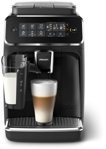 Restored Philips 3200 Lattego Fully Automatic Espresso Machine, Black | LatteGo | 5 Beverages | EP3241/54 | (Refurbished)