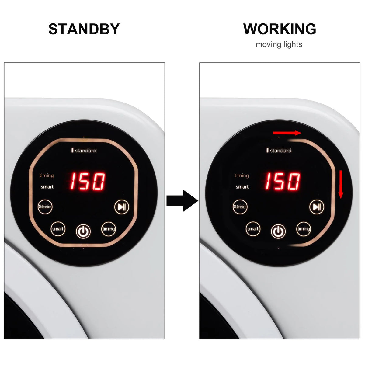 Zimtown 13.2lb Portable Compact High Efficiency Electric Dryer with Smart Controls