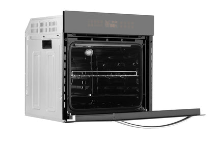 Empava 24 Inches Electric Built-in Convection Wall Oven with LED Display Touch in Stainless Steel