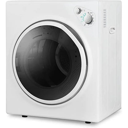 TABU 2.6 cu ft Portable Dryer for Clothes, 8.8 lbs Compact Dryer, Electric Dryer for Apartment,White