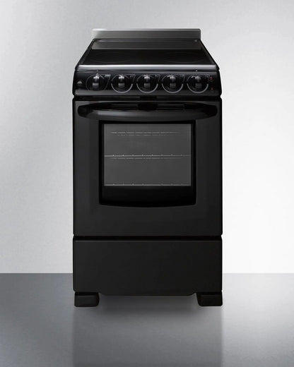 20" Wide Electric Smooth-Top Range