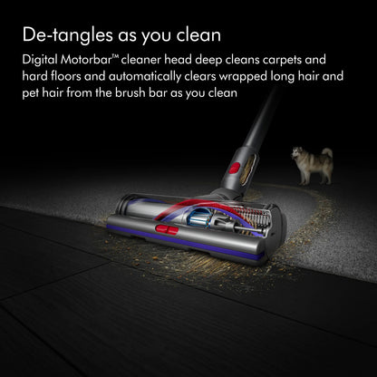 Restored Premium Dyson V15 Detect Total Clean Extra Cordless Vacuum | Yellow/Nickel (Refurbished)
