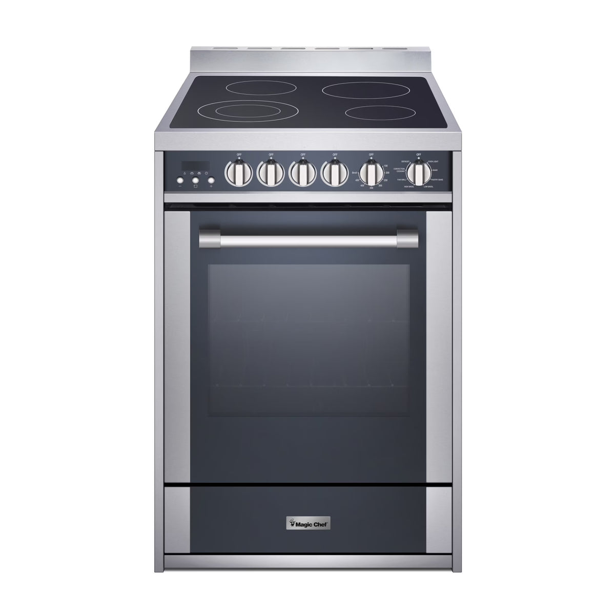 Magic Chef 2.2 cu. ft. Electric Range with Convection in Stainless Steel in Stainless Steel