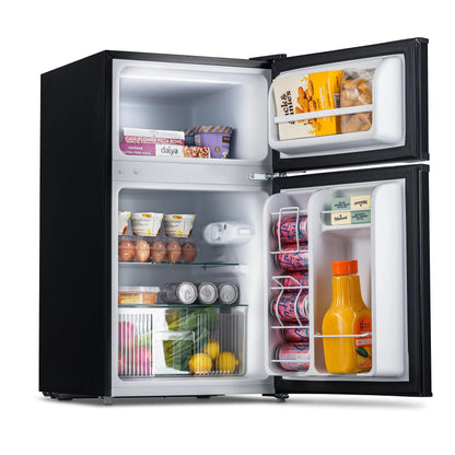 Newair 3.1 Cu. Ft. Compact Mini Refrigerator with Freezer in Gray