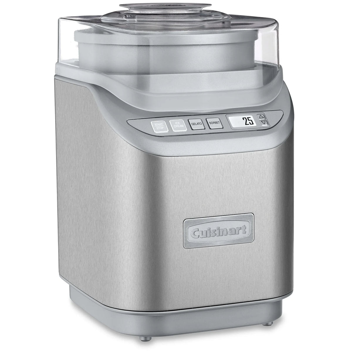 Cuisinart ICE-70 Electronic Ice Cream Maker, Brushed Chrome + Smart Stick Hand Blender