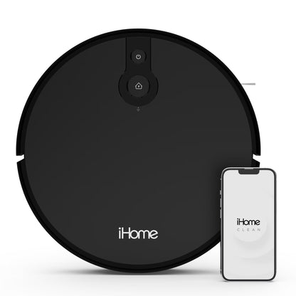 iHome AutoVac Eclipse Robot Vacuum with Mapping Technology, Ultra Strong Suction, 120 Min Runtime, App Connectivity