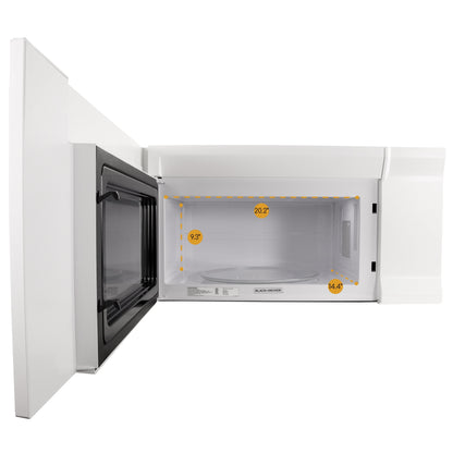Black?�� Over The Range 1.6 Cu. Ft. Microwave Black