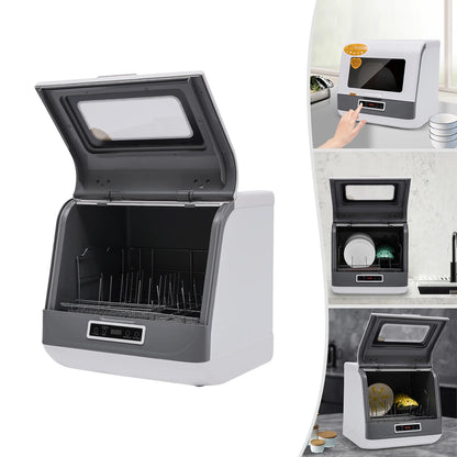 Countertop Dishwasher, Portable Countertop Dishwasher, Mini Dishwasher for Small Households, Apartments, Boats, and Campers/ RVS with Limited Space