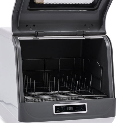 Countertop Dishwasher, Portable Countertop Dishwasher, Mini Dishwasher for Small Households, Apartments, Boats, and Campers/ RVS with Limited Space