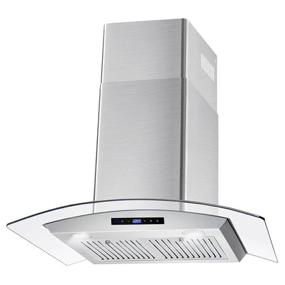 Cosmo 3 Piece Kitchen Appliance Package With 36" Electric Cooktop 36" Wall Mount Range Hood 24" Single Electric Wall Oven Kitchen Appliance Bundles