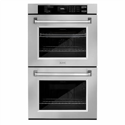 ZLINE 30 in. Professional Convection Double Wall Oven with Air Fry and Self Clean in Stainless Steel (WAD-30)