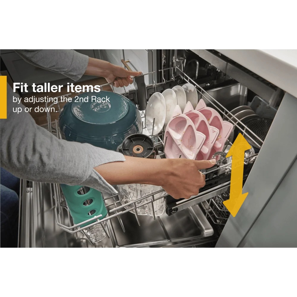 Whirlpool WDT750SAKZ Stainless Large Capacity Dishwasher with 3rd Rack