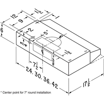 Broan F402411 hoods/ventilation|under cabinet