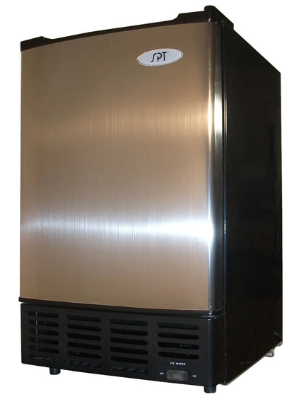 Sunpentown Under-the-Counter Thermo-Electric Ice Maker, Stainless Steel