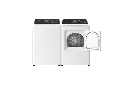 MIDEA 7.0 Cu Ft Sensor Dry Electric Smart Dryer, White