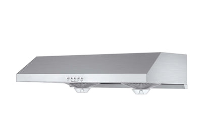 Hauslane Chef Series C100 30-inch Under Cabinet Range Hood, Stainless Steel, Energy Efficient LED, 6 Inch Duct