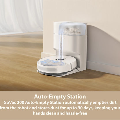 Dreame GoVac 200 Robot Vacuum and Mop with 13000Pa Suction, Auto-Empty, 300 Min Runtime