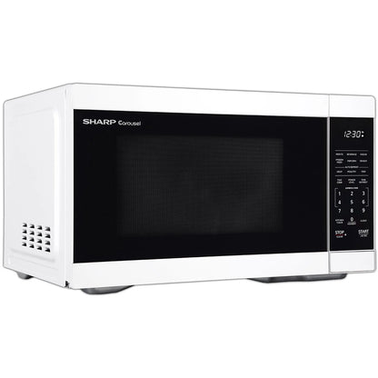 Sharp 1.1-Cu. Ft. Countertop Microwave Oven in Black